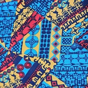 LULAROE LLR OS Patterned Buttery Soft Legging One Size